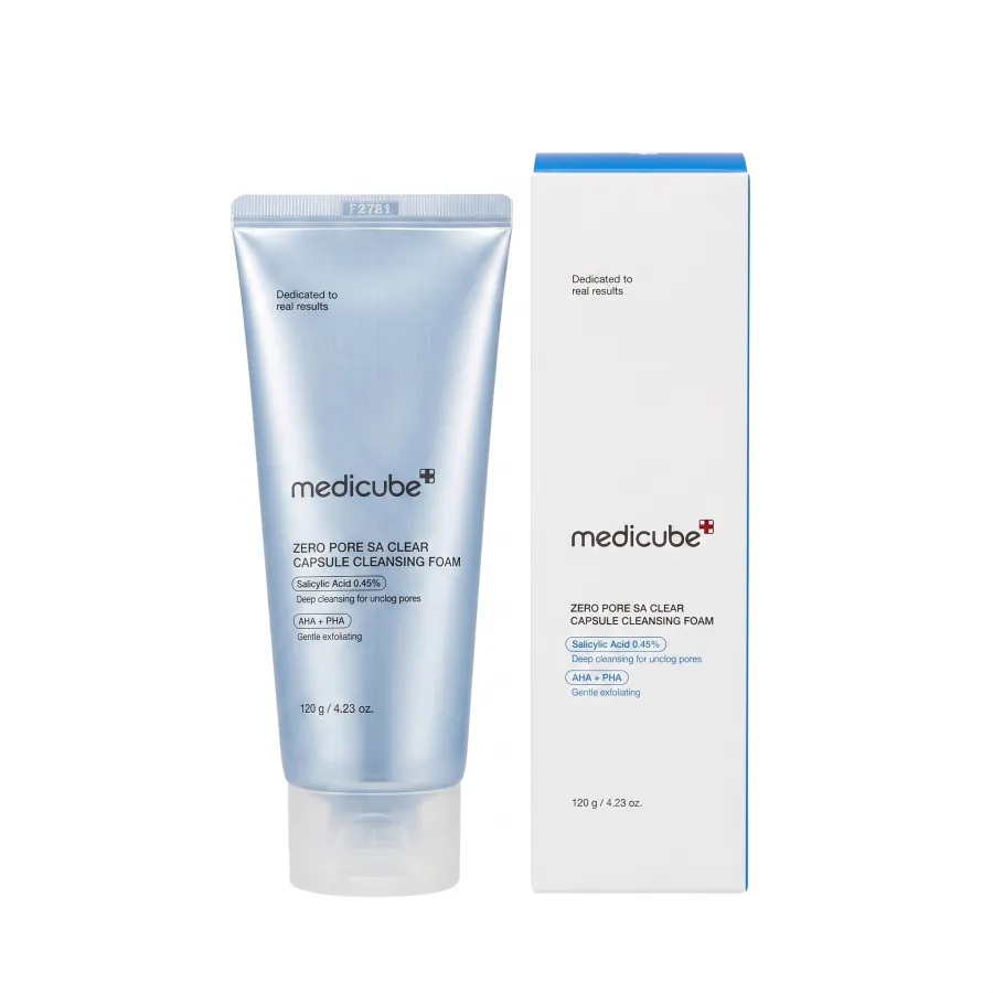 Medicube Zero Pore SA Clear Capsule Cleansing Foam - 120g